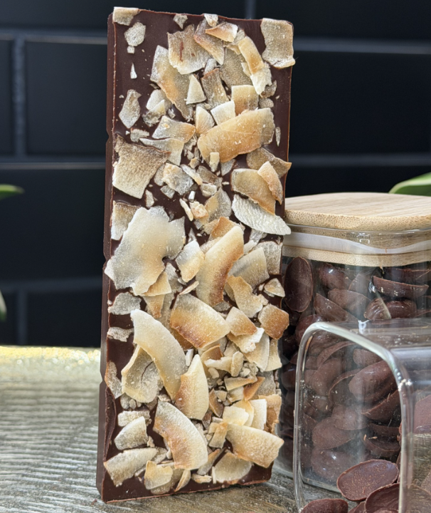 Toasted Coconut Vegan Milk Chocolate