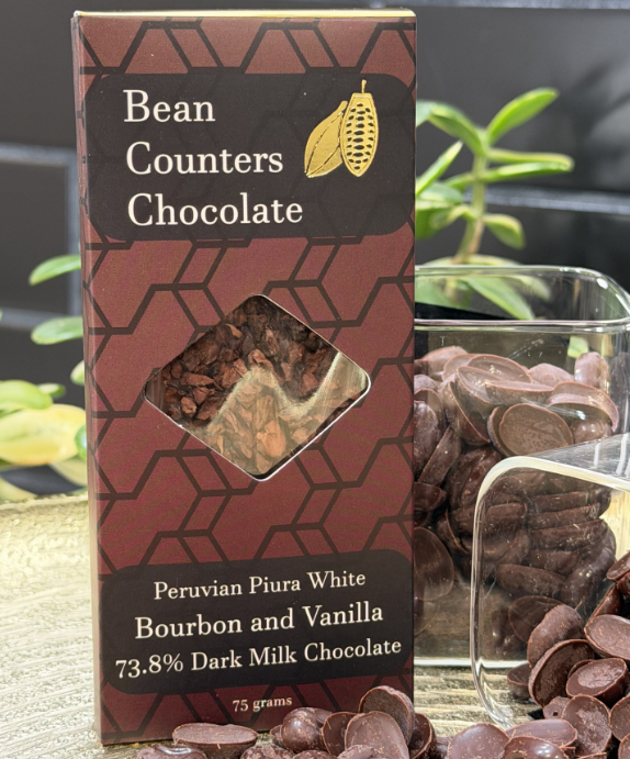 Bourbon and Vanilla Dark Milk Chocolate
