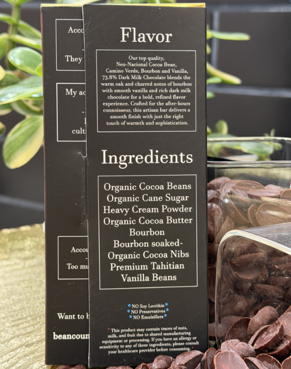 Bourbon and Vanilla Dark Milk Chocolate