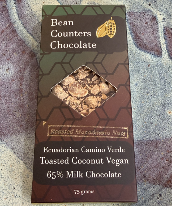 Toasted Coconut Vegan Milk Chocolate